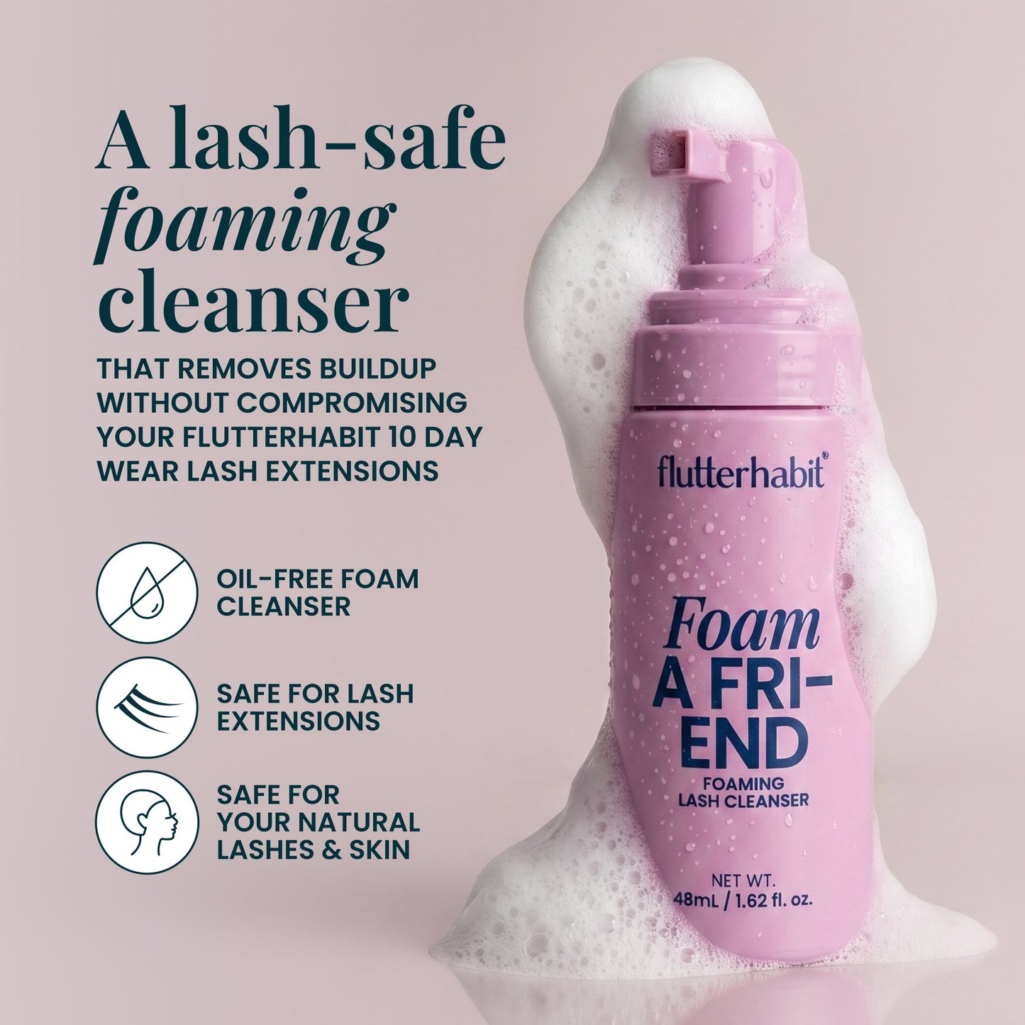 Foam A Friend Foaming Lash Cleanser