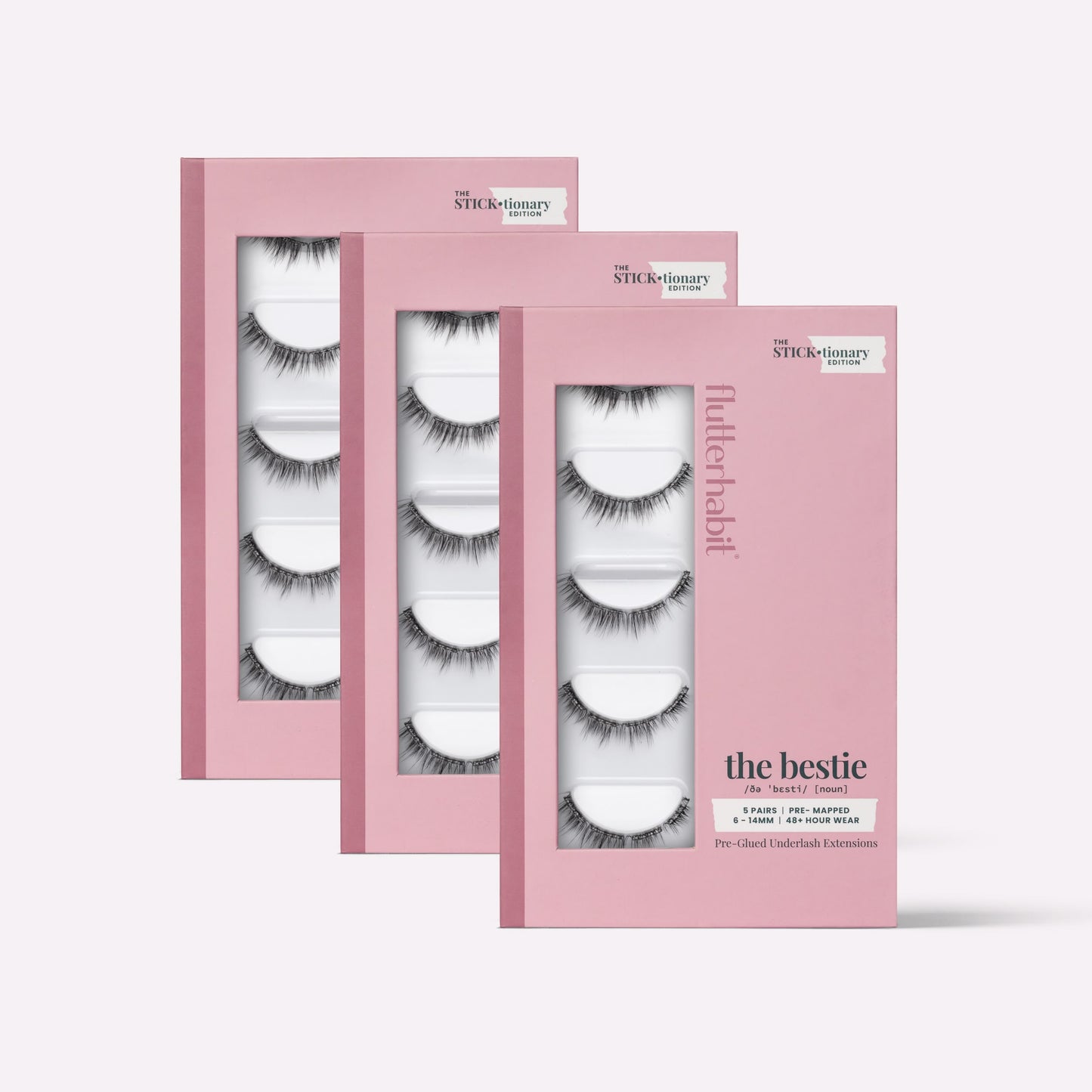 3 Pack | The Bestie Pre-Glued