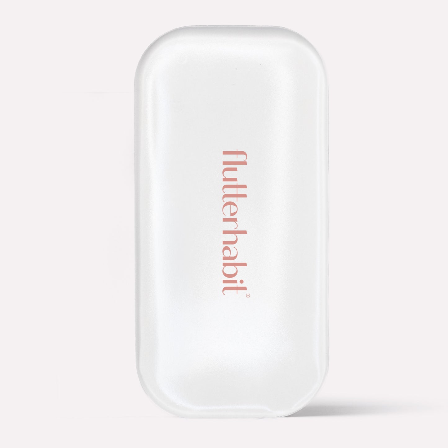 FlutterHabit silicone lash pad reusable clear with protective film