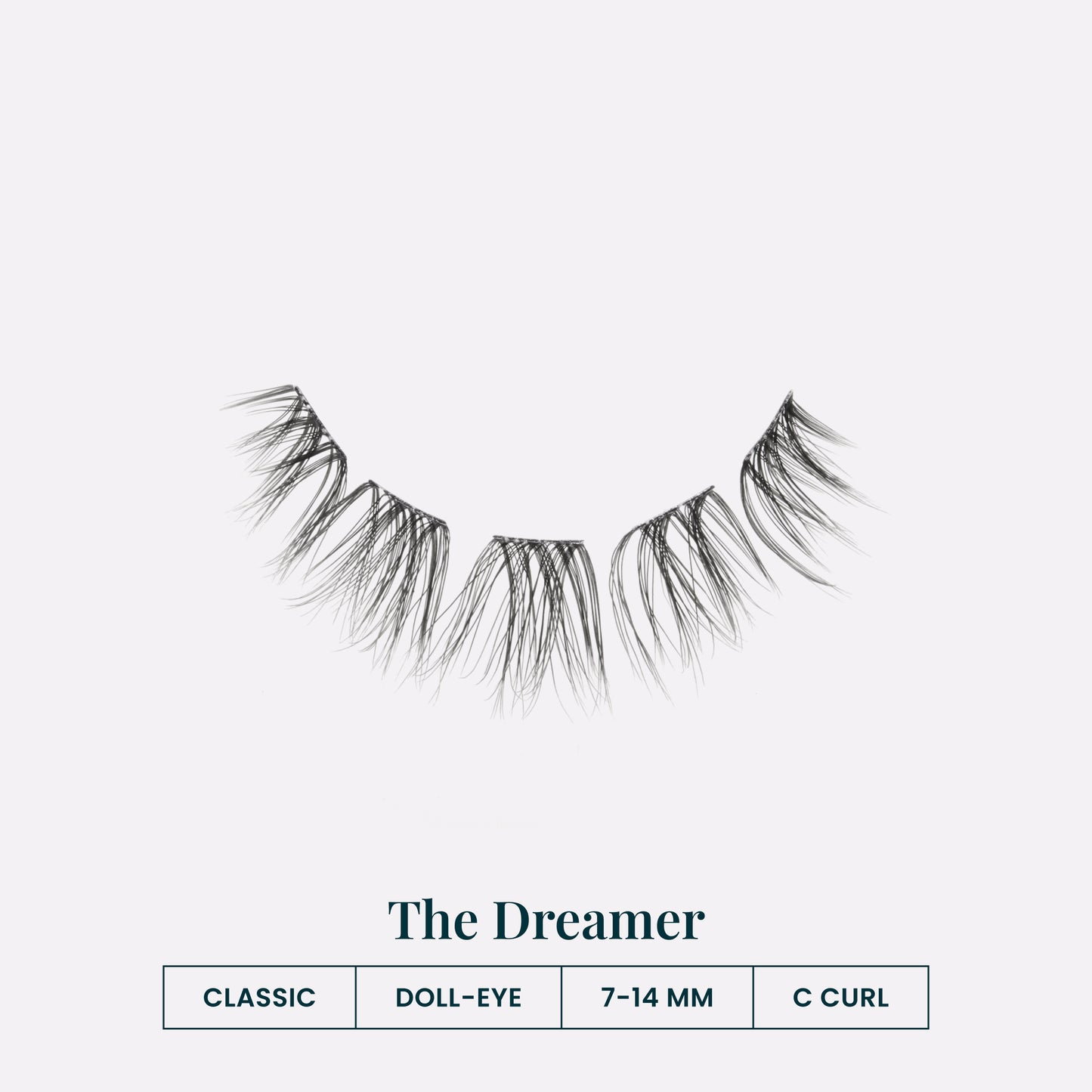 Black The Dreamer | The Dreamer black lash cluster segments — classic, doll-eye, 7–14mm, C curl