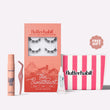 Black The Sweetheart | FlutterHabit Best Sellers Kit with The Sweetheart black lash clusters, Made for This Adhesive, Lash Off Removal Spray, and Lash Applicator