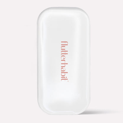FlutterHabit silicone lash pad reusable clear with protective film
