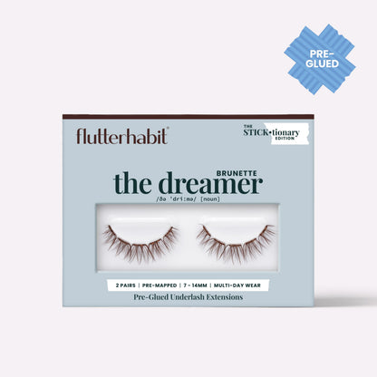 The Dreamer Brunette Pre-Glued (2 Pair) with ProTECHt™