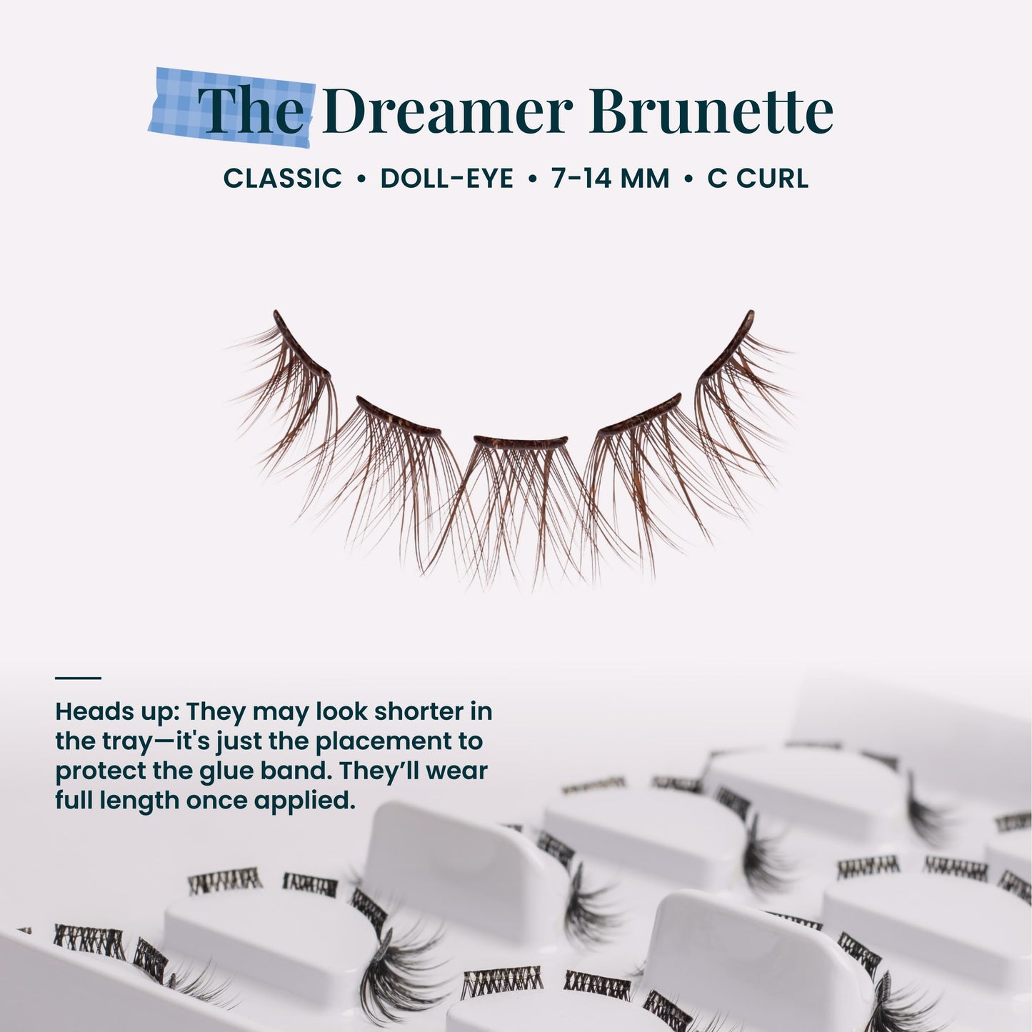 The Dreamer Brunette Pre-Glued with ProTECHt™