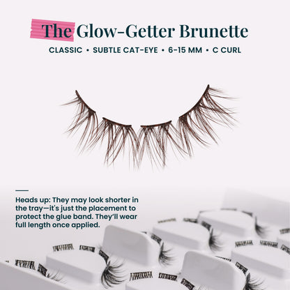 The Glow-Getter Brunette Pre-Glued with ProTECHt™