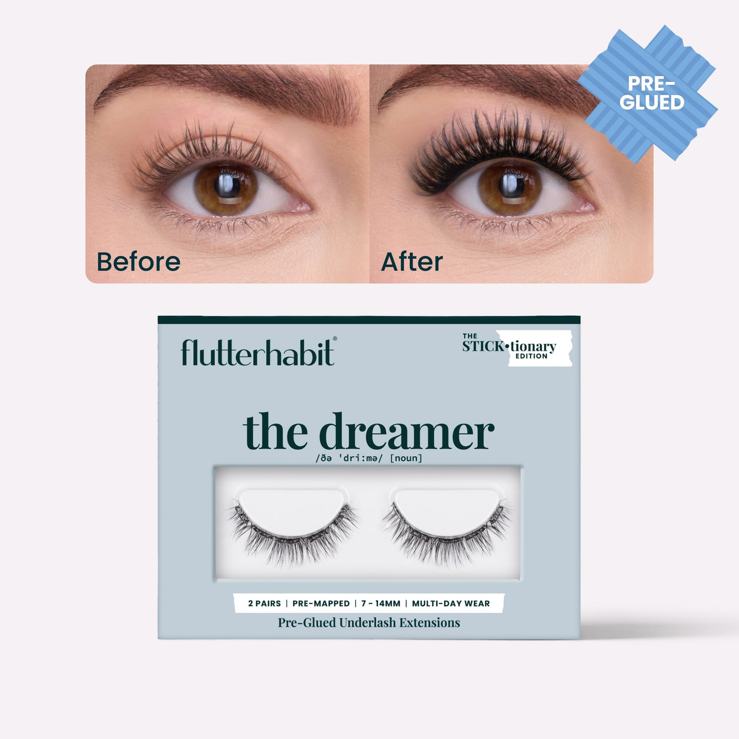 The Dreamer Pre-Glued (2 Pair) with ProTECHt™