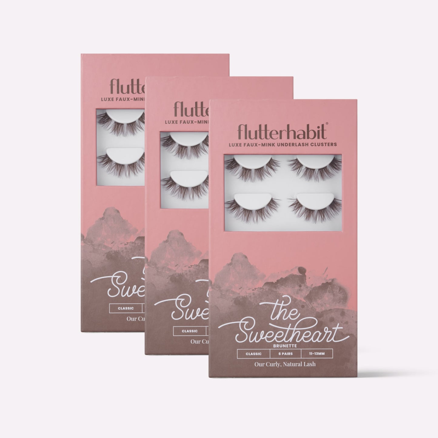 3 Pack | Sweetheart Brunette