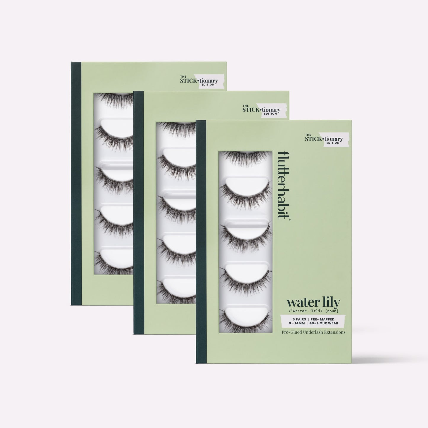 3 Pack | Water Lily Pre-Glued