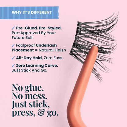 The Glow-Getter Brunette Pre-Glued with ProTECHt™