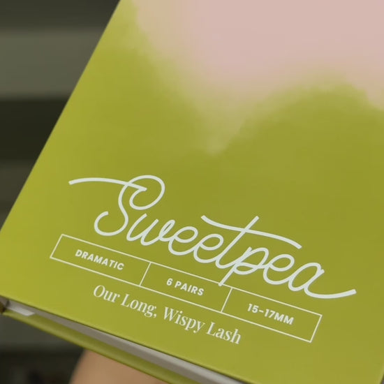 FlutterHabit Sweetpea DIY lash clusters unboxing and application tutorial